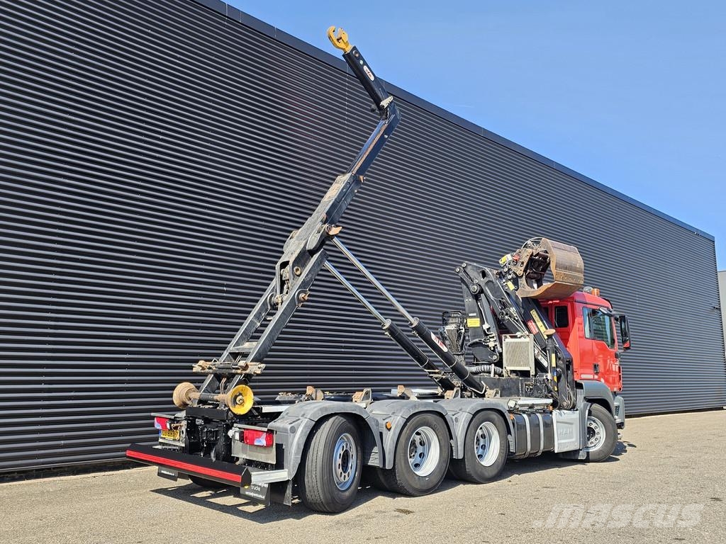 MAN TGS 35.400 8X4-4 BL / Z CRANE + HOOKLIFT Camiones grúa
