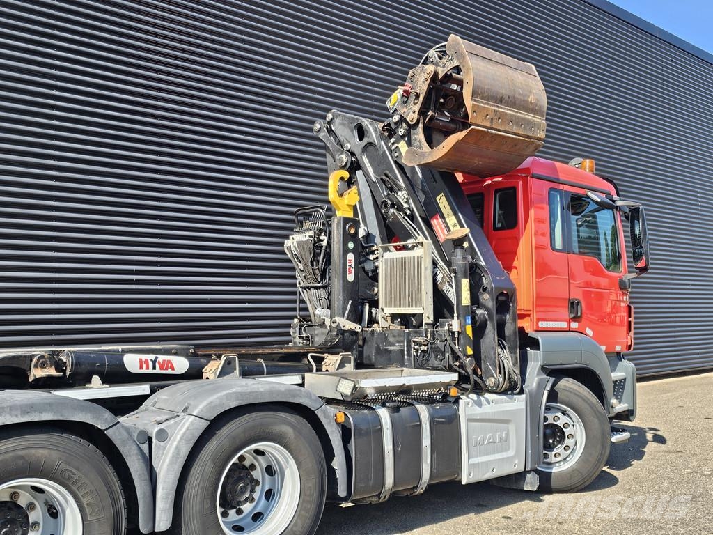 MAN TGS 35.400 8X4-4 BL / Z CRANE + HOOKLIFT Camiones grúa