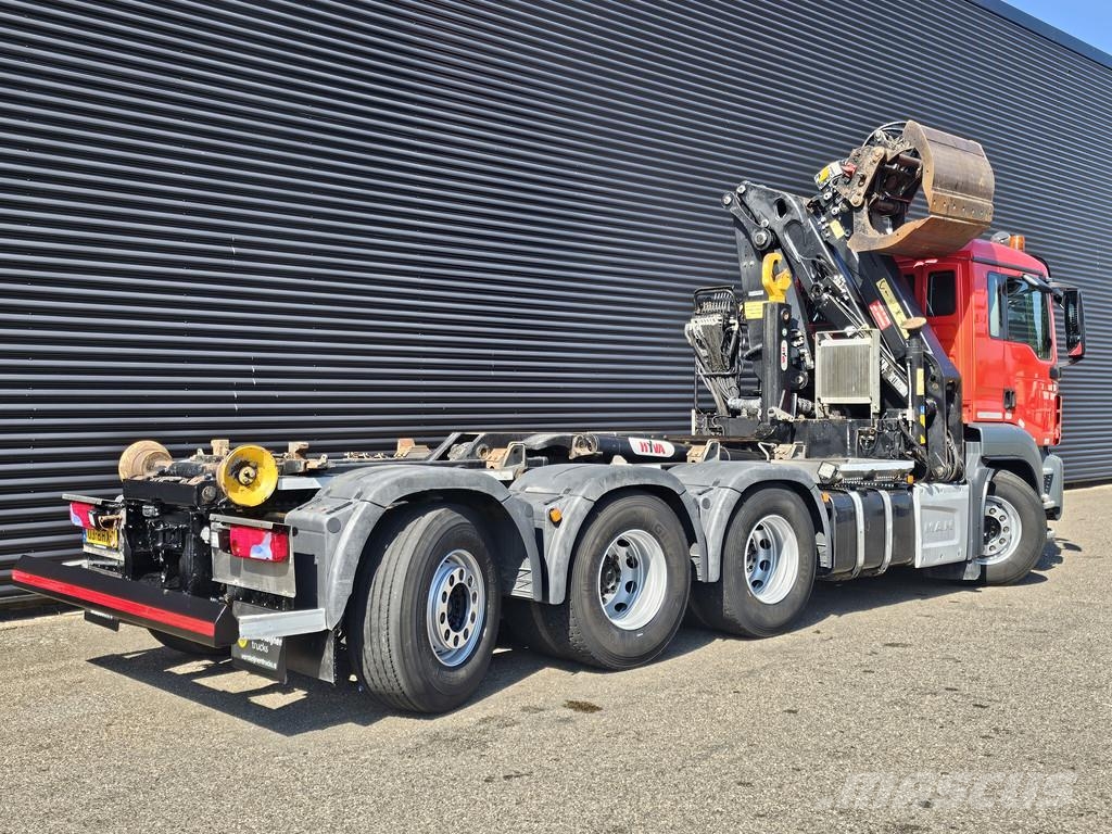 MAN TGS 35.400 8X4-4 BL / Z CRANE + HOOKLIFT Camiones grúa