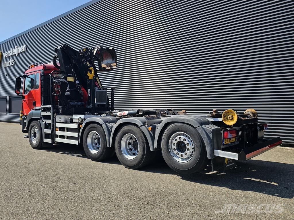 MAN TGS 35.400 8X4-4 BL / Z CRANE + HOOKLIFT Camiones grúa