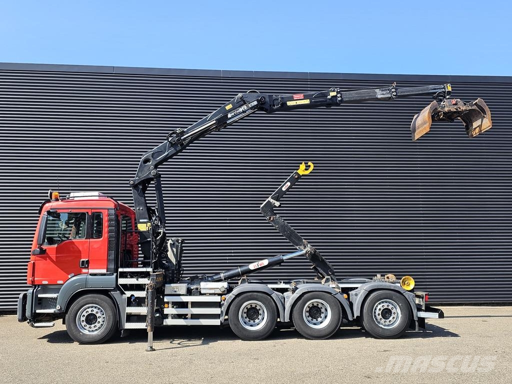 MAN TGS 35.400 8X4-4 BL / Z CRANE + HOOKLIFT Camiones grúa