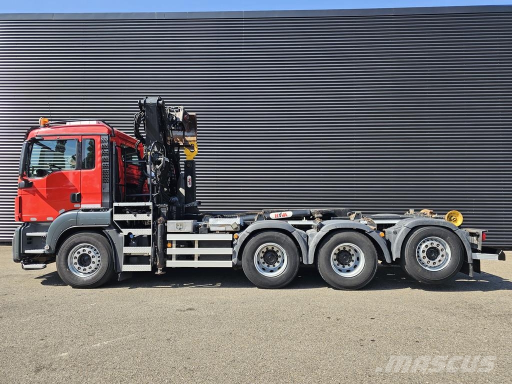 MAN TGS 35.400 8X4-4 BL / Z CRANE + HOOKLIFT Camiones grúa