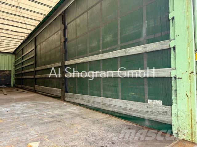 Krone Mega/Edscha/Liftachse/ 3x Achsen PBW Poluprikolice sa ciradom