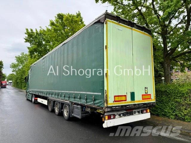 Krone Mega/Edscha/Liftachse/ 3x Achsen PBW Poluprikolice sa ciradom