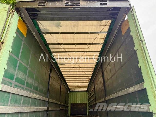 Krone Mega/Edscha/Liftachse/ 3x Achsen PBW Poluprikolice sa ciradom