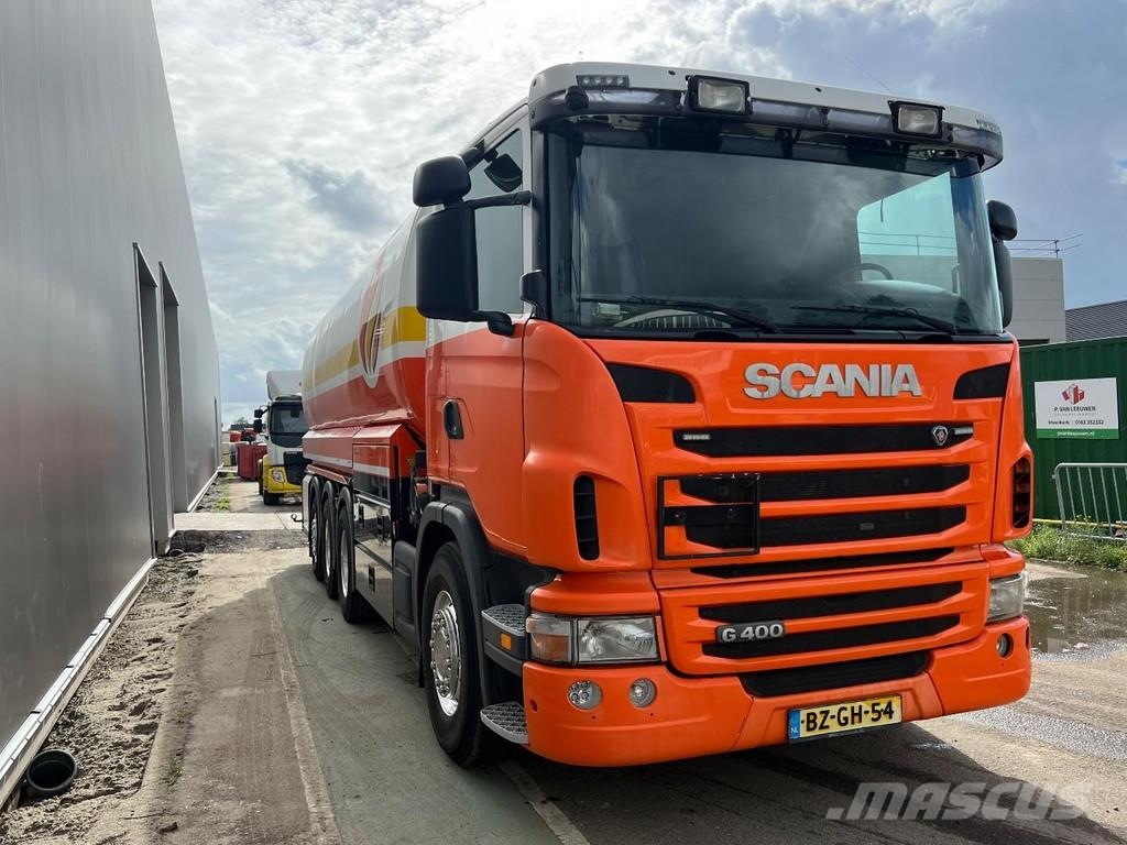 Scania G400 8X4 EURO 5 + 31.300 LITER TANK + 4 COMPARTIME タンカートラック