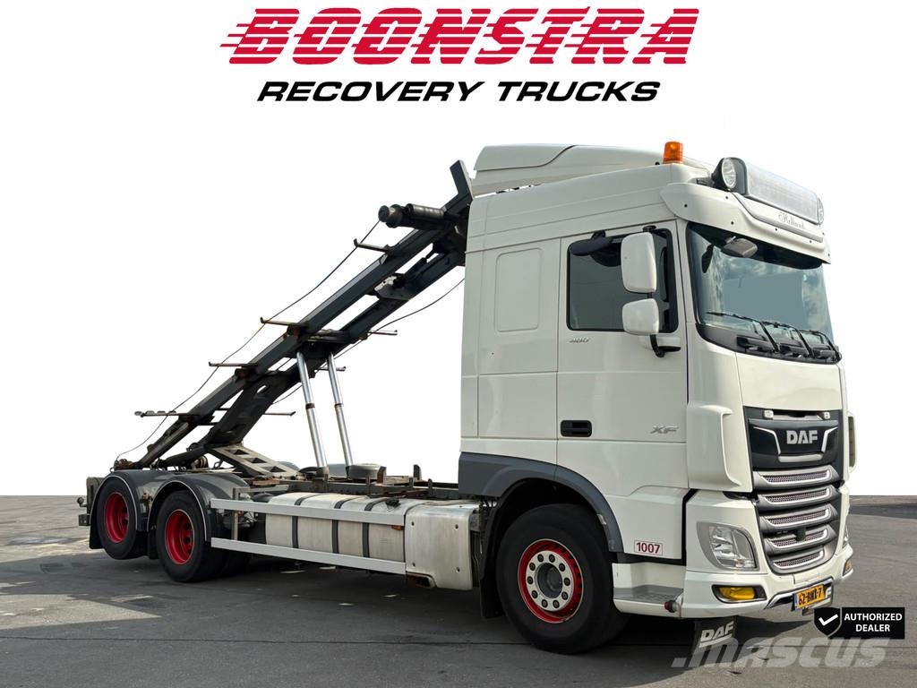 DAF XF 480 6x2 Kabelsysteem 22 Ton ACC Airco Haak/Arm Vrachtwagen met containersysteem