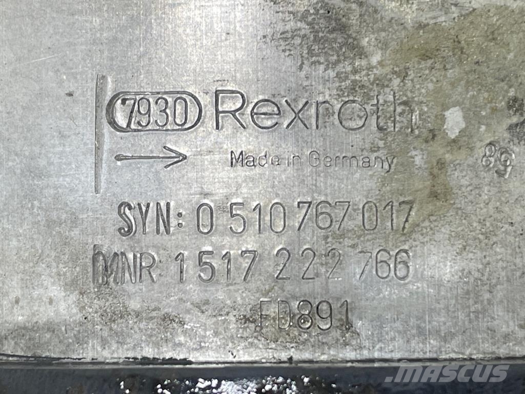 Rexroth 0510767017 - Gearpump/Zahnradpumpe/Tandwielpomp 유압식 기계