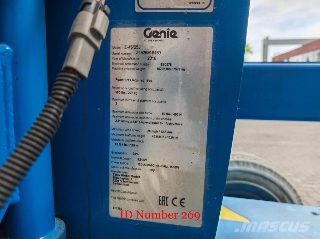 Genie Z45/25J Bi-Energy Zglobne podizne platforme