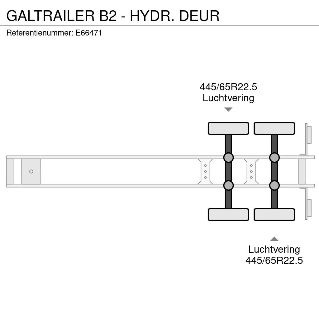 GALTRAILER B2 - HYDR. DEUR Semi-remorca Basculanta