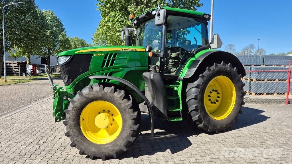 John Deere 6170 R AP 50Kmh. Airbrakes and Frontlift Traktorit