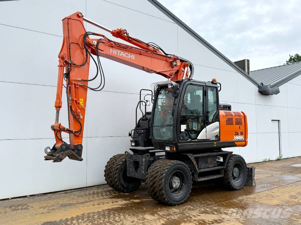 Hitachi ZX140W-6 - Blade / Triple Boom / Auto Greasing Wielgraafmachines