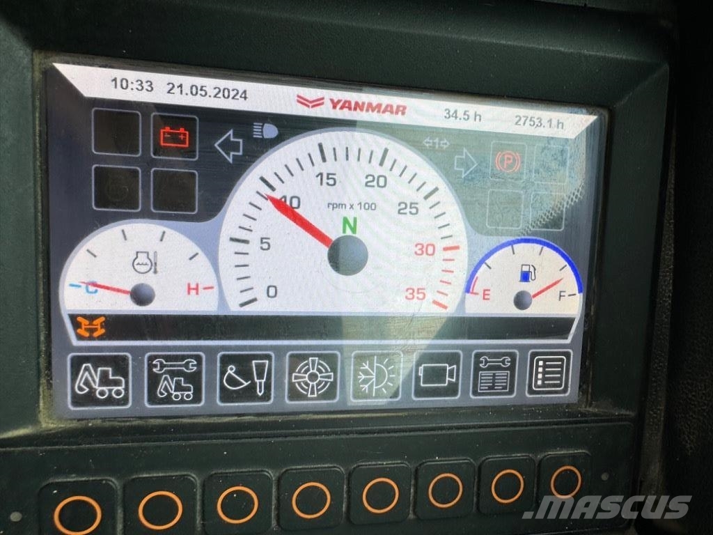 Yanmar B95W (40496) *D02 Wheeled excavators