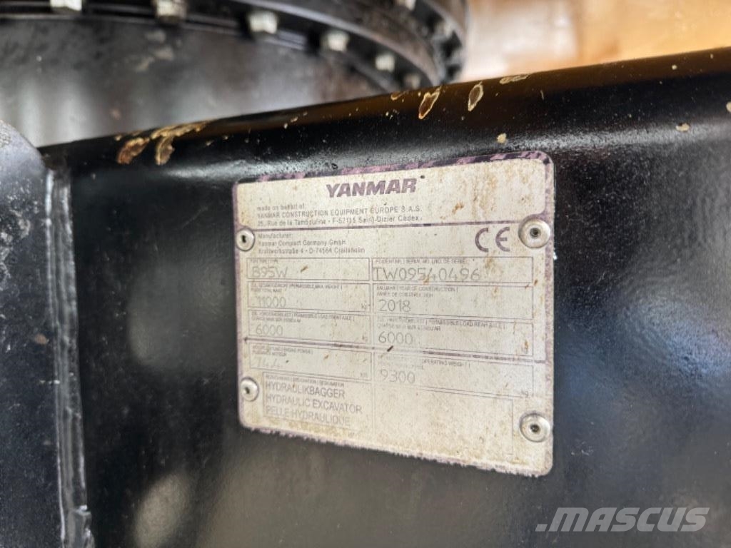 Yanmar B95W (40496) *D02 Wheeled excavators