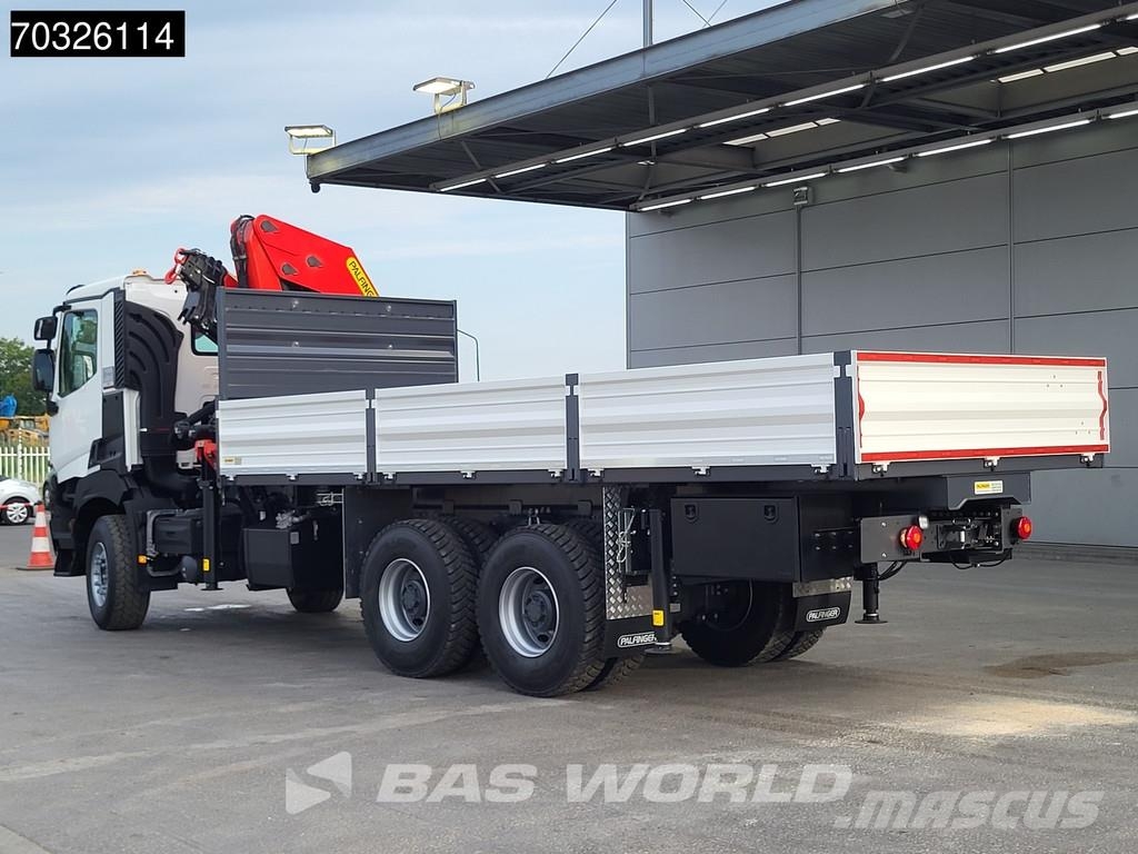 Renault K420 6X4 NEW! EURO 3 Palfinger PK32080 Remote 5x E Camiones de cama baja
