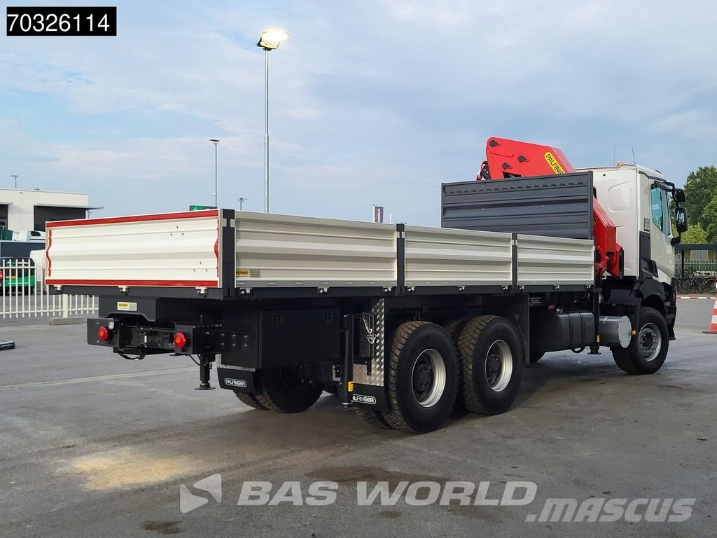 Renault K420 6X4 NEW! EURO 3 Palfinger PK32080 Remote 5x E Camiones de cama baja