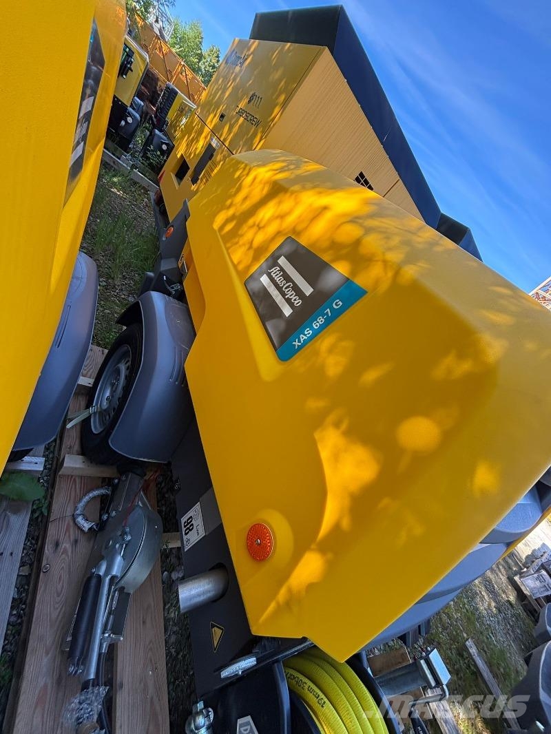 Atlas Copco AC Kompressor XAS68-7G m. Fahrwerk Ostale poljoprivredne mašine