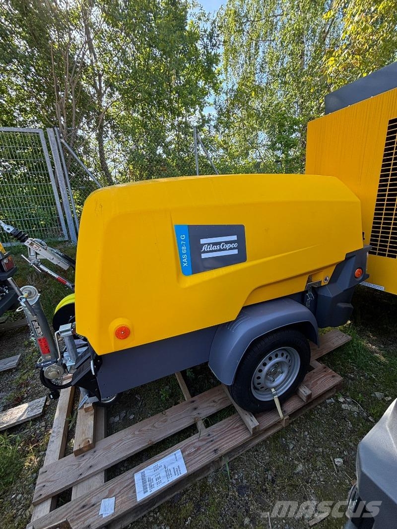 Atlas Copco AC Kompressor XAS68-7G m. Fahrwerk Ostale poljoprivredne mašine