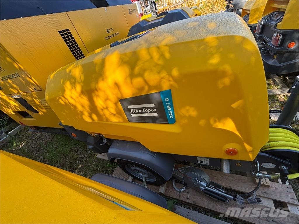 Atlas Copco AC Kompressor XAS68-7G m. Fahrwerk Ostale poljoprivredne mašine