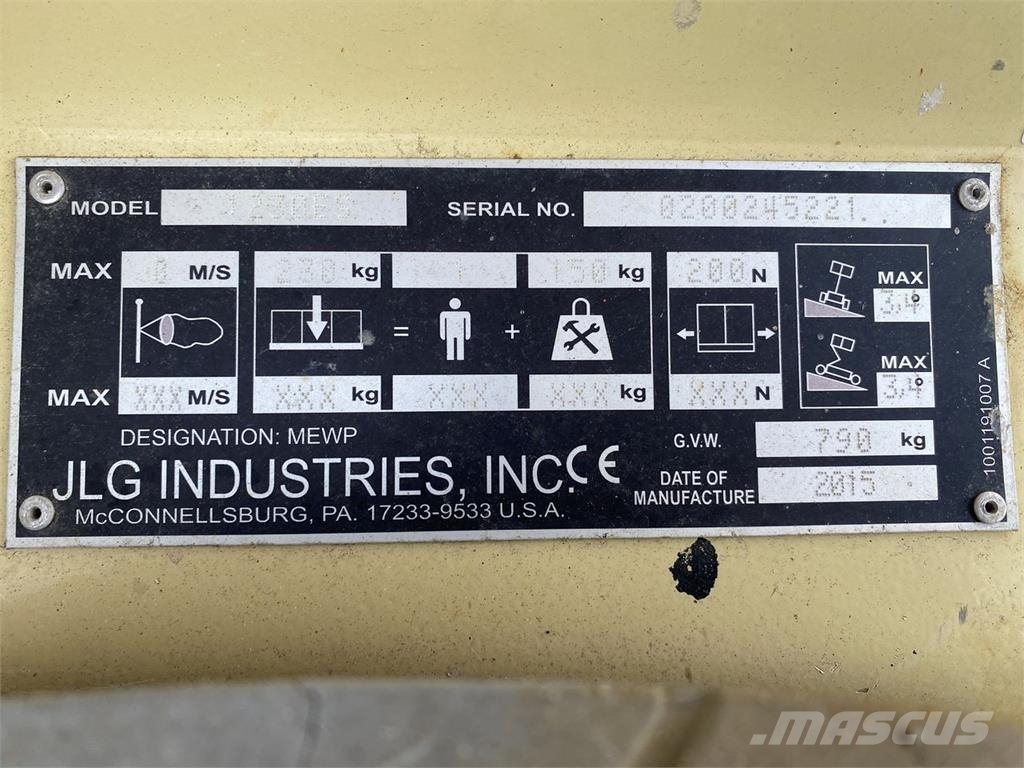 JLG 1230ES Henkilönostimet ja nostolaitteet