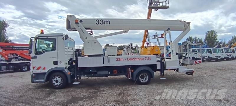 MAN TGL 7.150 Ruthmann T330 - 33m - 320 kg Araç üstü platformlar