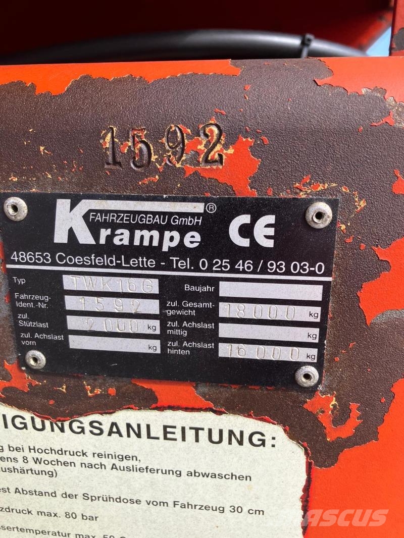 Krampe TWK 16 *Kundenauftrag* ماكينات زراعية - غير ذلك