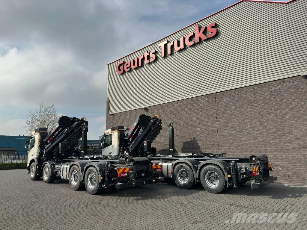 Volvo FMX 500 8X4 HIAB HAAKARM + HIAB 548 E-8 KRAAN/KRAN Nosturiautot