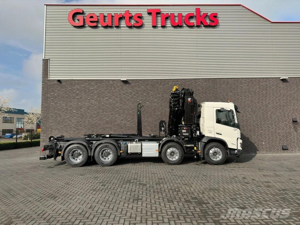 Volvo FMX 500 8X4 HIAB HAAKARM + HIAB 548 E-8 KRAAN/KRAN Nosturiautot
