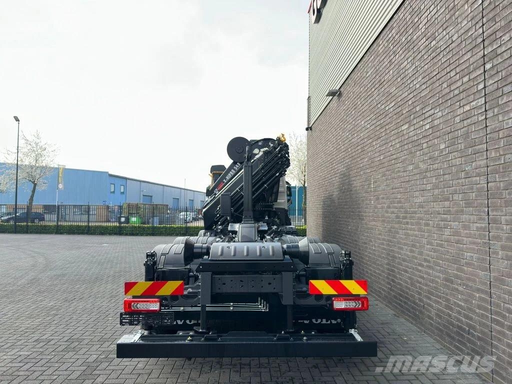 Volvo FMX 500 8X4 HIAB HAAKARM + HIAB 548 E-8 KRAAN/KRAN Nosturiautot