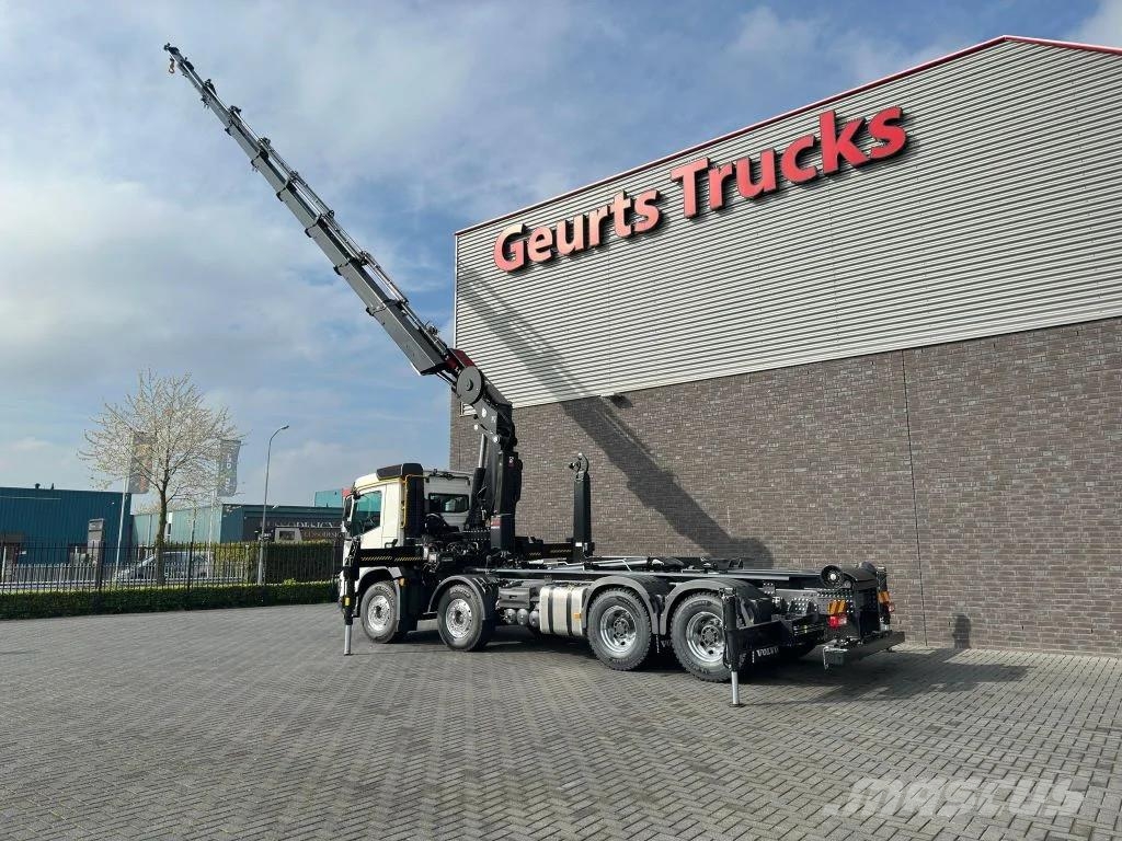 Volvo FMX 500 8X4 HIAB HAAKARM + HIAB 548 E-8 KRAAN/KRAN Nosturiautot