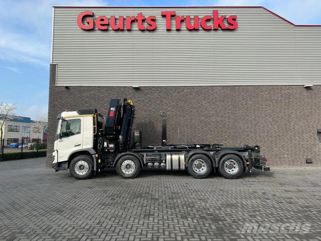 Volvo FMX 500 8X4 HIAB HAAKARM + HIAB 548 E-8 KRAAN/KRAN Nosturiautot