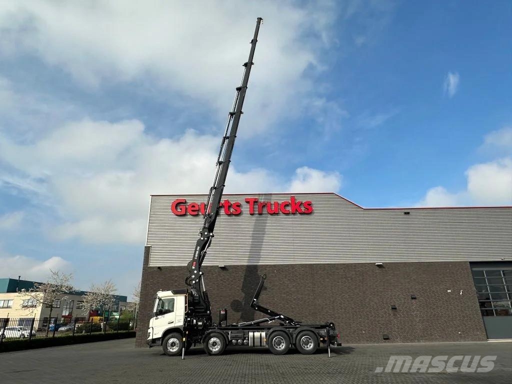 Volvo FMX 500 8X4 HIAB HAAKARM + HIAB 548 E-8 KRAAN/KRAN Nosturiautot