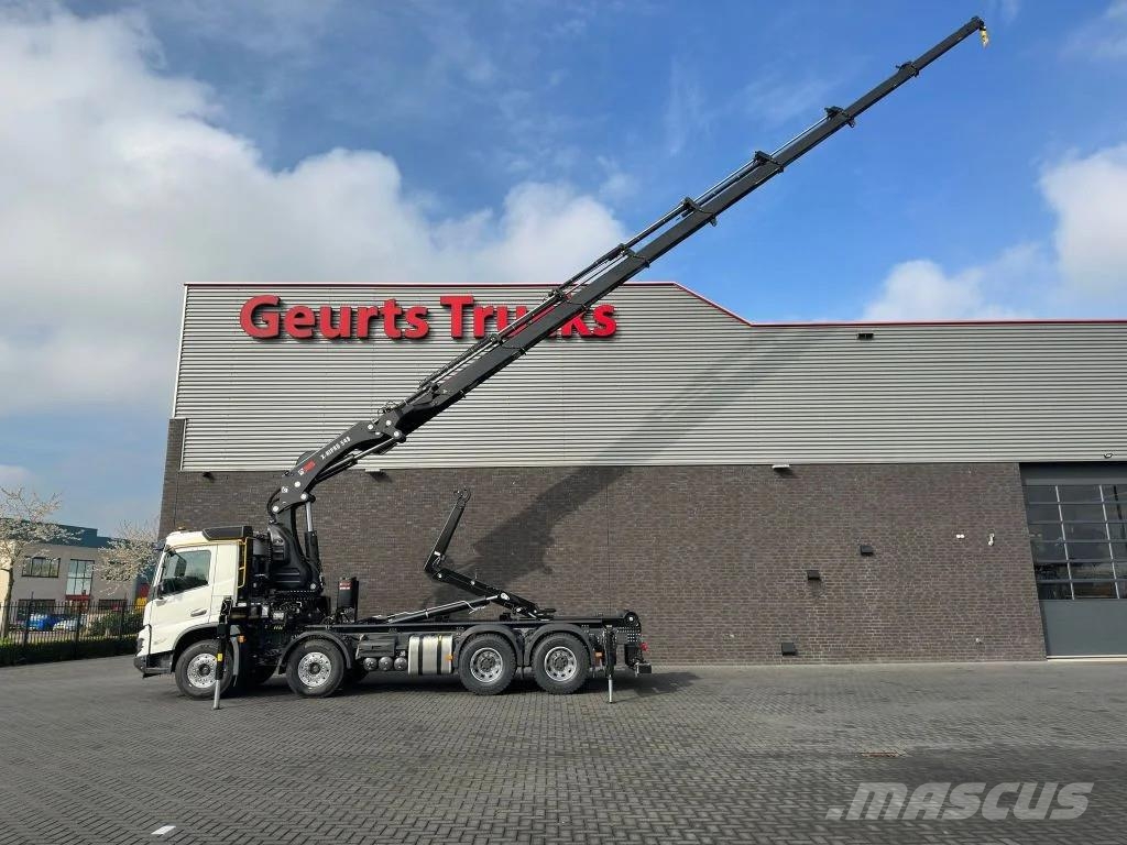 Volvo FMX 500 8X4 HIAB HAAKARM + HIAB 548 E-8 KRAAN/KRAN Nosturiautot