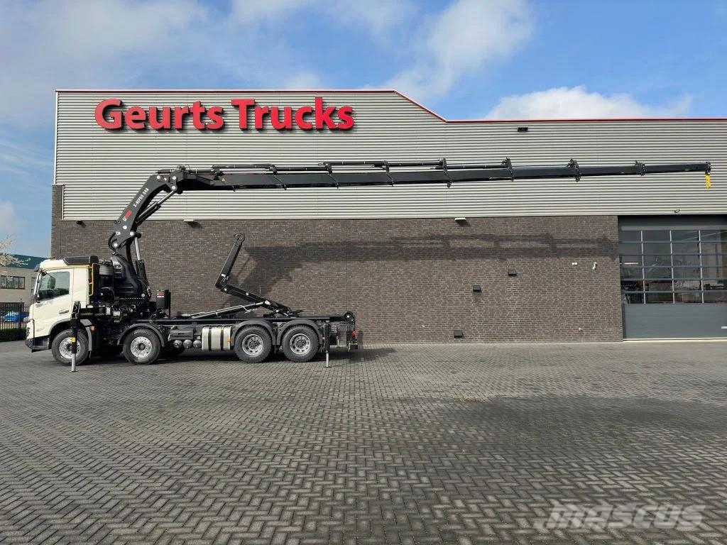 Volvo FMX 500 8X4 HIAB HAAKARM + HIAB 548 E-8 KRAAN/KRAN Nosturiautot