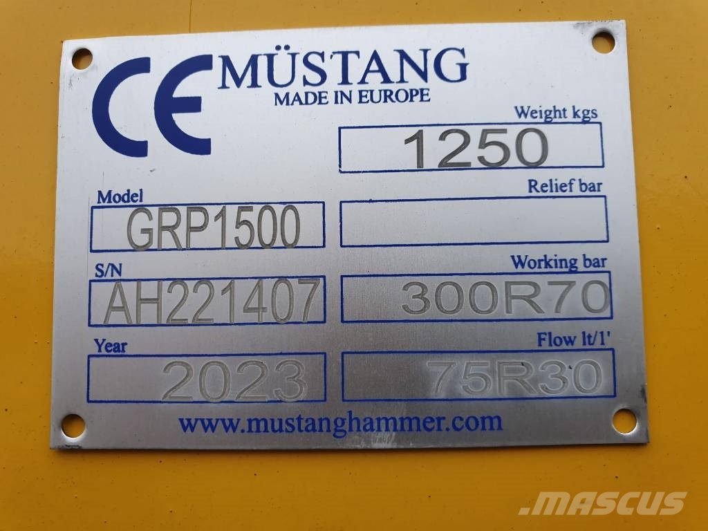 Mustang GRP 1500 NOWY CHWYTAK SORTUJĄCY Grabilice