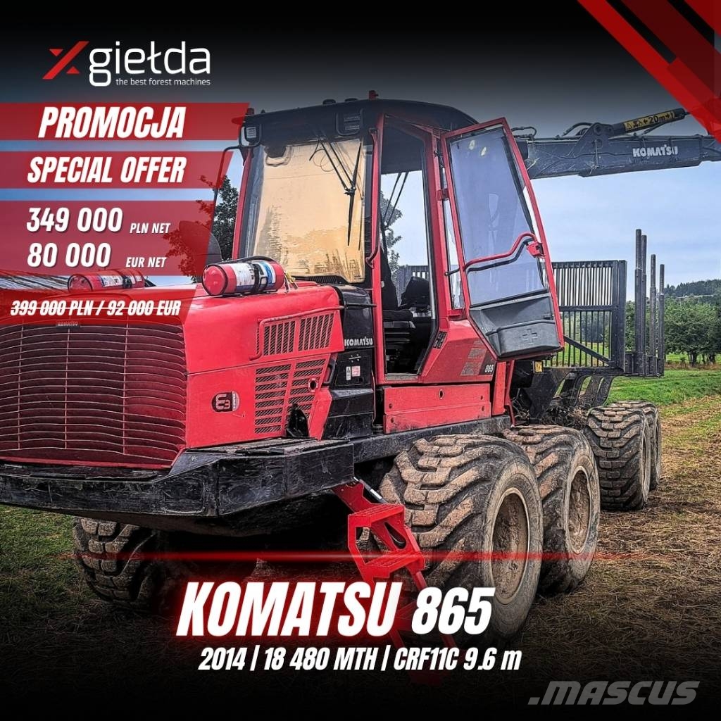 Komatsu 865 Forwarder