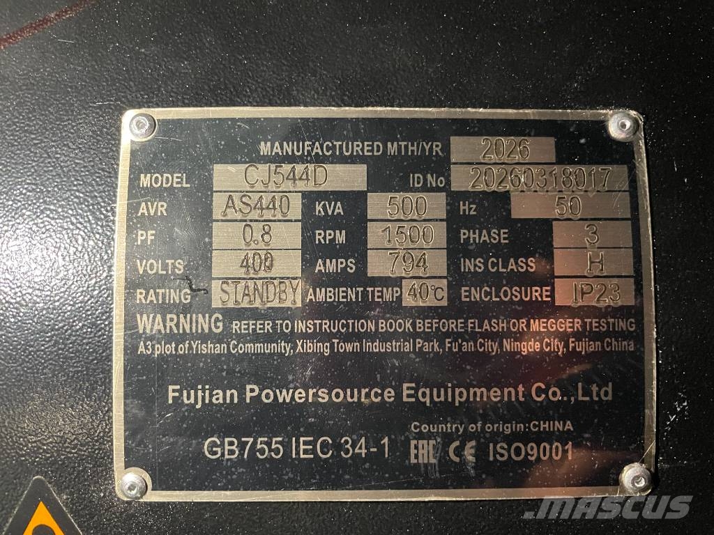 Baudouin 6M21G550/5 - 550 kVA Generator - DPX-19878 مولدات ديزل
