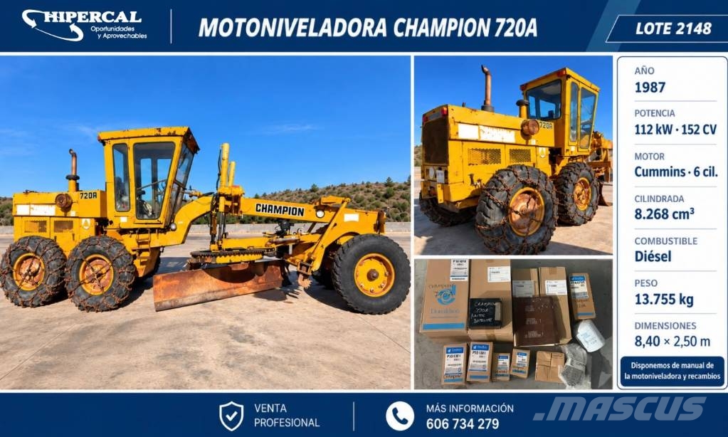 Champion 720 A معدات تمهيد الطرق