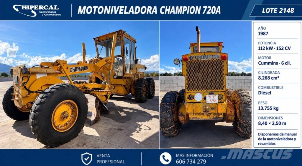 Champion 720 A معدات تمهيد الطرق