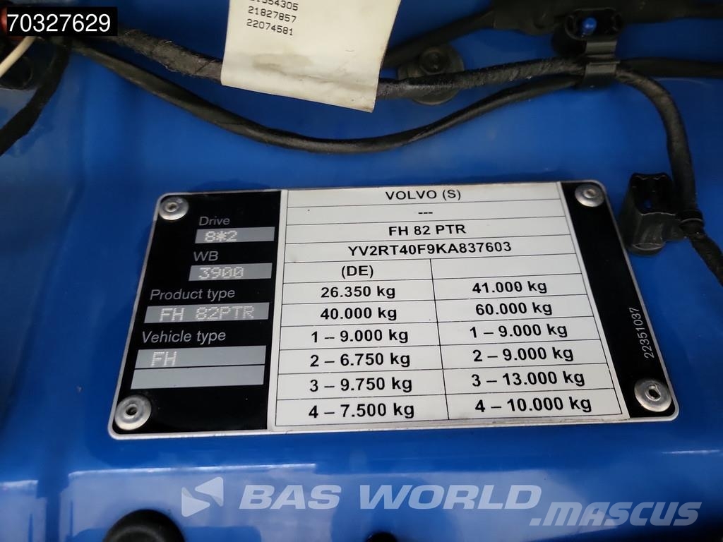 Volvo FH 500 6X2 Steered Tag axle! Lift+Lenkachse I-Park Tahače