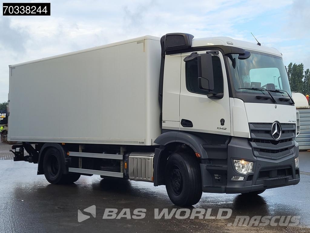 Mercedes-Benz Actros 1842 4X2 6,18m Box Tailgate Automatic Euro Bakwagens met gesloten opbouw