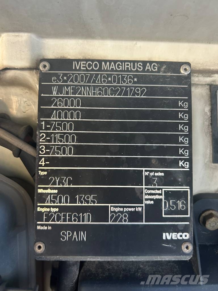 Iveco Stralis 260 S31 Автовози