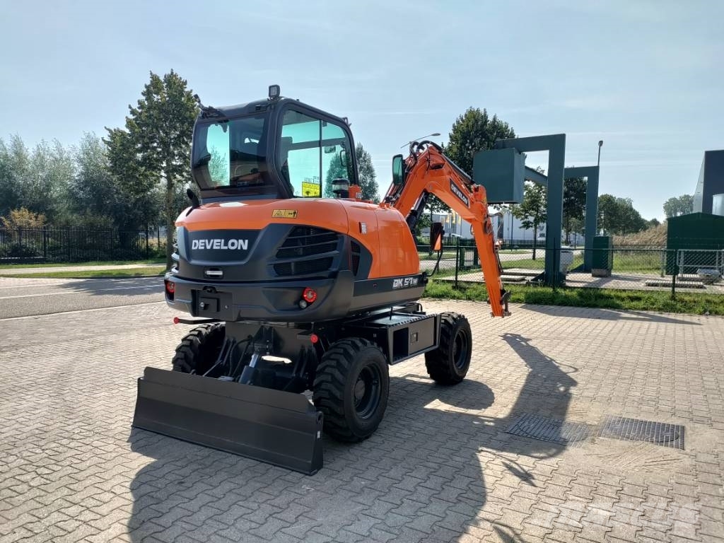 Develon DX57W-7 Міні-екскаватори < 7т