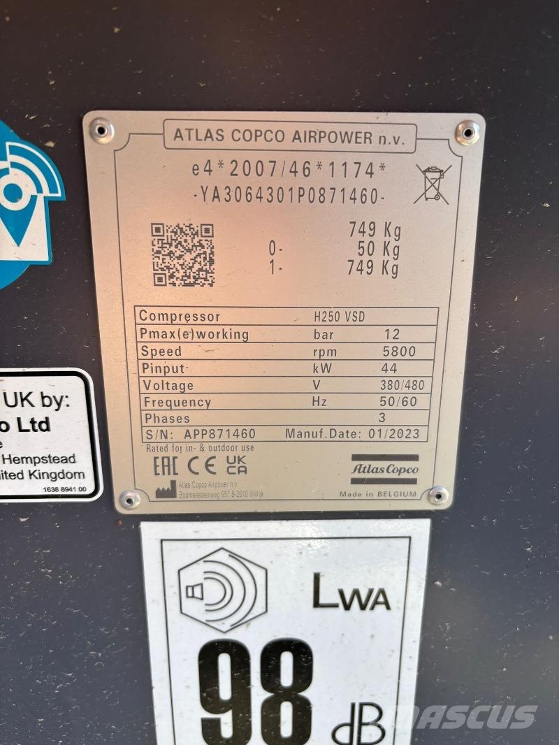 Atlas Copco AtlasCopco Kompressor H250 VSD Ostale poljoprivredne mašine