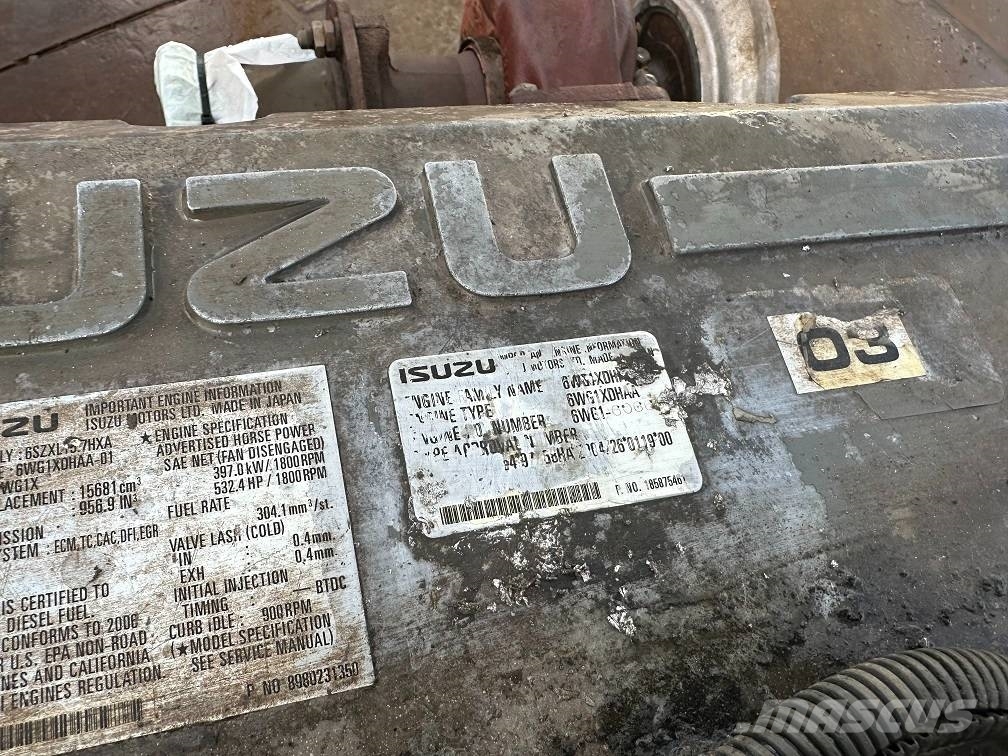 Isuzu 6WG1X 250hours only zx870 Двигатели