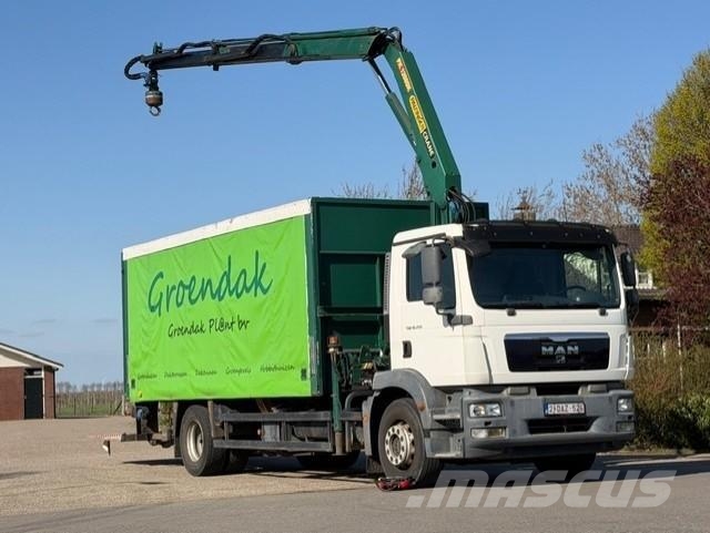 MAN TGM 19.250 PALFINGER CRANE/SLIDE HOOD/LAYING FLAT/ Kraner til alt terræn