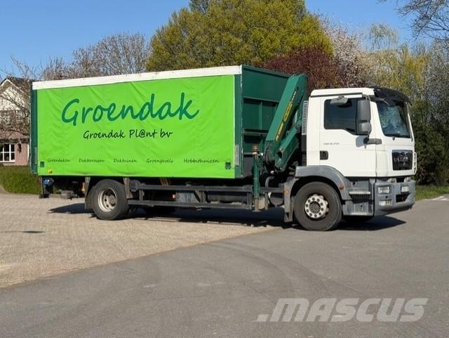 MAN TGM 19.250 PALFINGER CRANE/SLIDE HOOD/LAYING FLAT/ Kraner til alt terræn