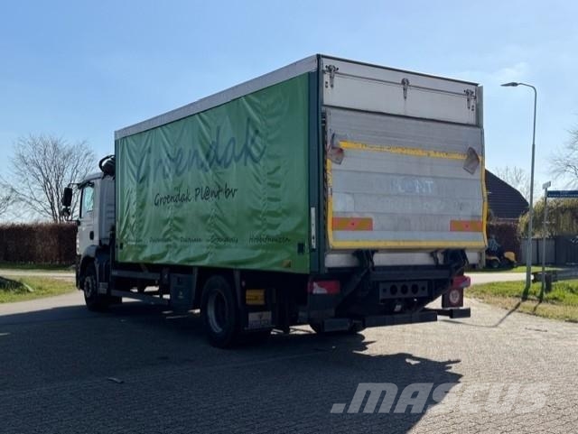MAN TGM 19.250 PALFINGER CRANE/SLIDE HOOD/LAYING FLAT/ Kraner til alt terræn