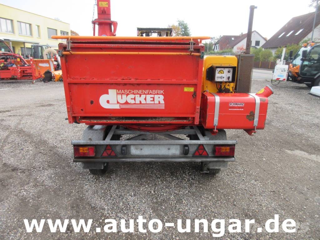 Dücker HM200 Tandemachse Holzhacker Hatz Diesel Häcksler 碎木機