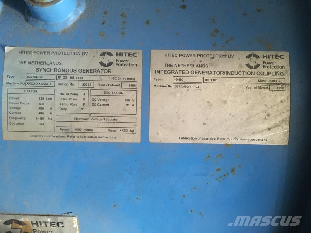 Detroit Diesel 8V92TA 8083-7405 GENERATOR 320KVA USED Diesel Generators